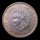 1873 Indian Cent Penny ---- Nice Details Rare Coin ---- #KK568