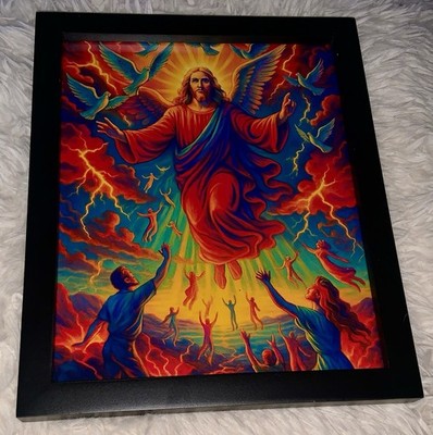 Christian Art Print & Frame The Return Of Our Savior Jesus Christ Home Decor