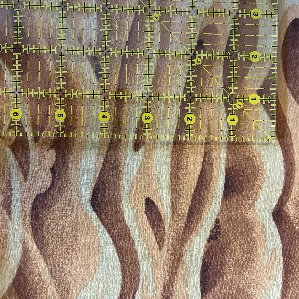 1 yd - Springs Industries Quilt Cotton Fabric Dunes Vtg 36"x45" - Image 3 of 4