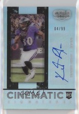 2016 Panini Gala Cinematic Rookie Signatures 4/99 Kenneth Dixon #CRS-DX Auto 1p5