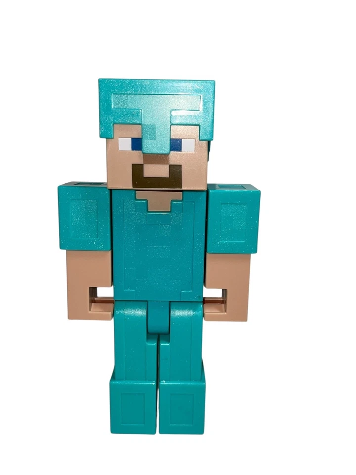Lote de figuras Minecraft Mattel 2017 8,5" Steve x2, Alex, Zombie, Wither y Pigman Foto 4 de 4