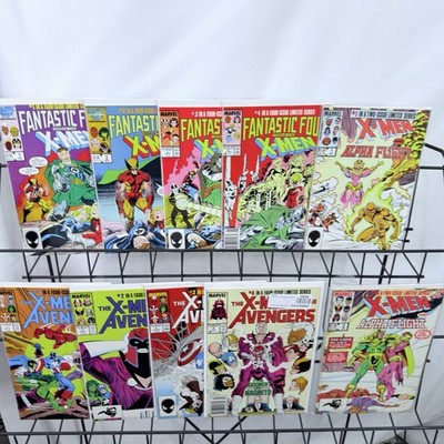 X-Men VS Avengers 1-4 Vs Fantastic Four 1-4 Alpha Flight 1-2 Lot 1987 Key