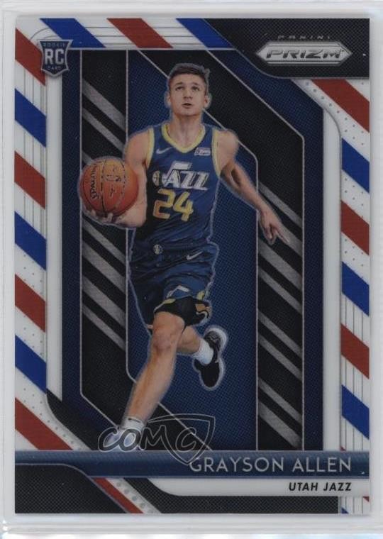 2018-19 Panini Prizm Red White & Blue Prizm Grayson Allen #123 01dp