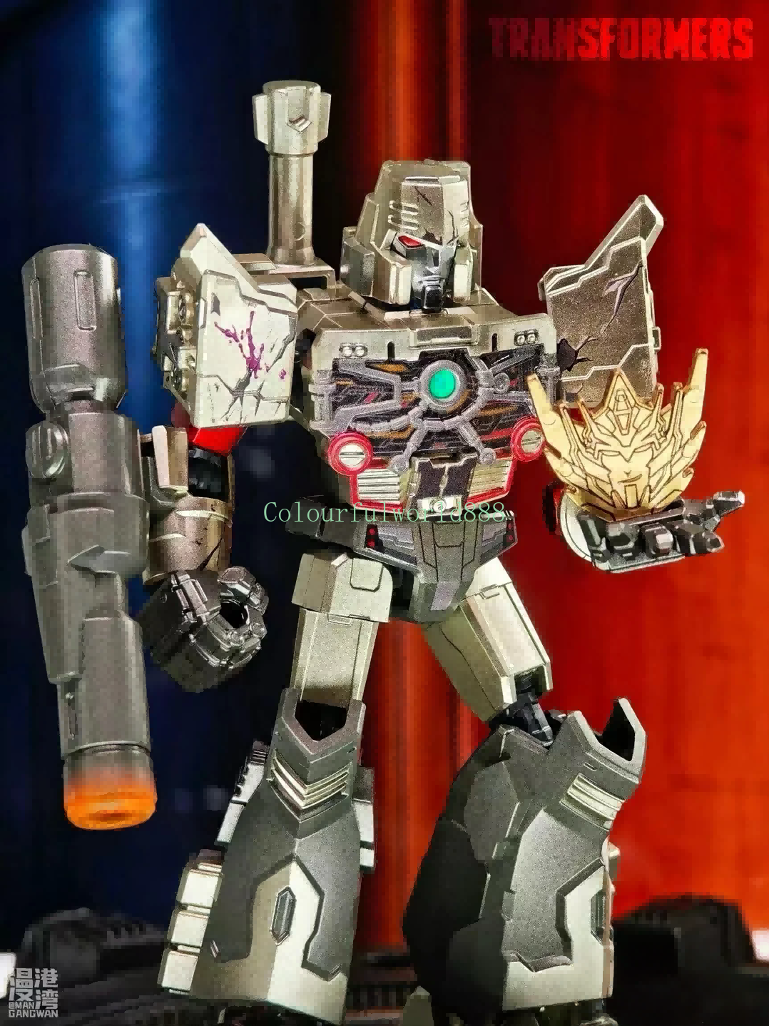 Blokees Transformers Shining Version 4th IDW Megatron Ravage Hidden Figure Model