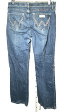 Wrangler Women's Bootcut Jeans Q-baby Western Country Farmcore Size 13-14 x 32