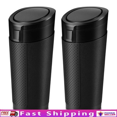 Mini Car Trash Can Leakproof Portable Press-Top Organizer Indoor Outdoor Use