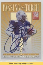1999 Donruss Elite Passing the Torch 50/1500 Emmitt Smith #5 Auto HOF READ 1j6