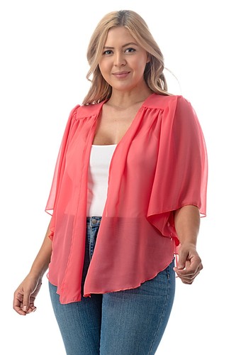 Chiffon Cardigan Bolero Shrug Top 