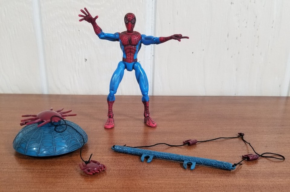 Original 90s ToyBiz Spider-Sense Spider-Man figure from the iconic Spider Power Series — a legit childhood artifact for Marvel collectors.