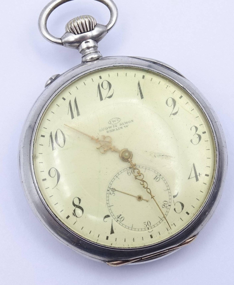 Antique Rare 800 Silver I.W.C. Schaffhausen Probus Scafusia
