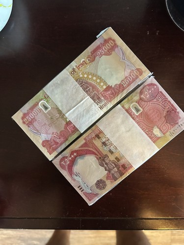 300,000 IRAQI DINAR New 12x 25,000 UNCIRCULATED AUTHENTIC Guaranteed Iraq IQD $ - Picture 13 of 14