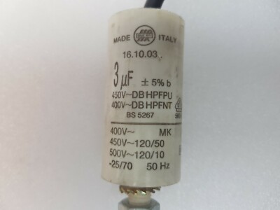 SIEMENS B25834-B6225-K001, DUCATI 3 UF BS 5267 CAPACITOR | eBay