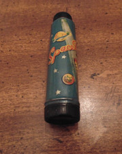 Vintage Space Rocket Tin Toy Telescope Made in Japan SAN Great Graphic