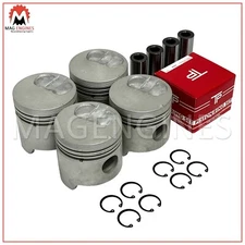 PISTON & RING SET TOYOTA 3B 8V FOR COASTER DYNA LAND CRUISER 3.4 LTR 1980-93