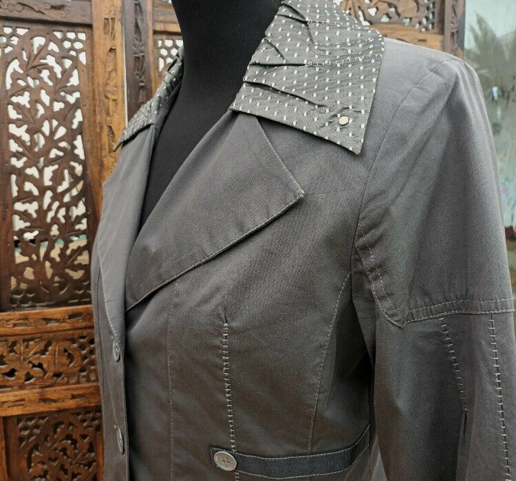 PAUSE CAFÉ Fitted Cotton Elastane Mix Jacket Size… - image 6