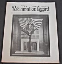 The Reclamation Record August 1923 - President Harding - Vol. 14 No. 8
