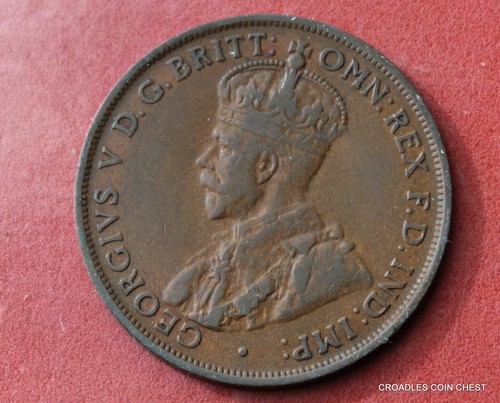 1931 PENNY DROPPED "1" PREDECIMAL SCARCER COIN PART DIAMOND 6 PEARLS #AC165 - Picture 6 of 10