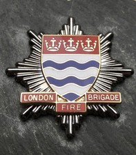 OBSOLETE LONDON FIRE BRIGADE CAP BADGE. LFCDA 1986-1998