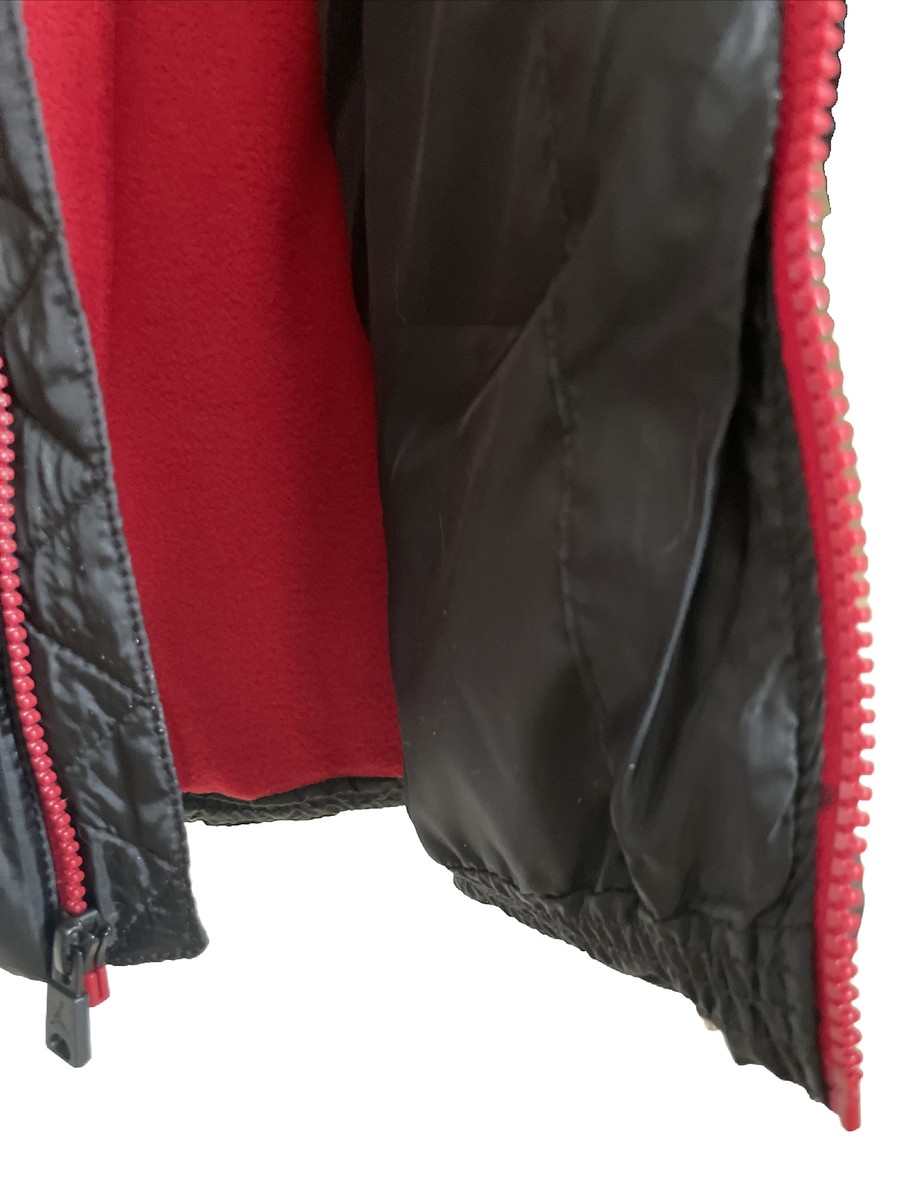 まあ。中※Jordan ジャケット キッズ用 フリース 黒赤 Air Jordan Flight Jacket Baby lined Boys Black Red 18 Months