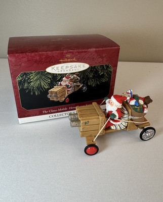 Hallmark Keepsake Claus-Mobile Here Comes Santa Christmas Ornament Vintage 1997