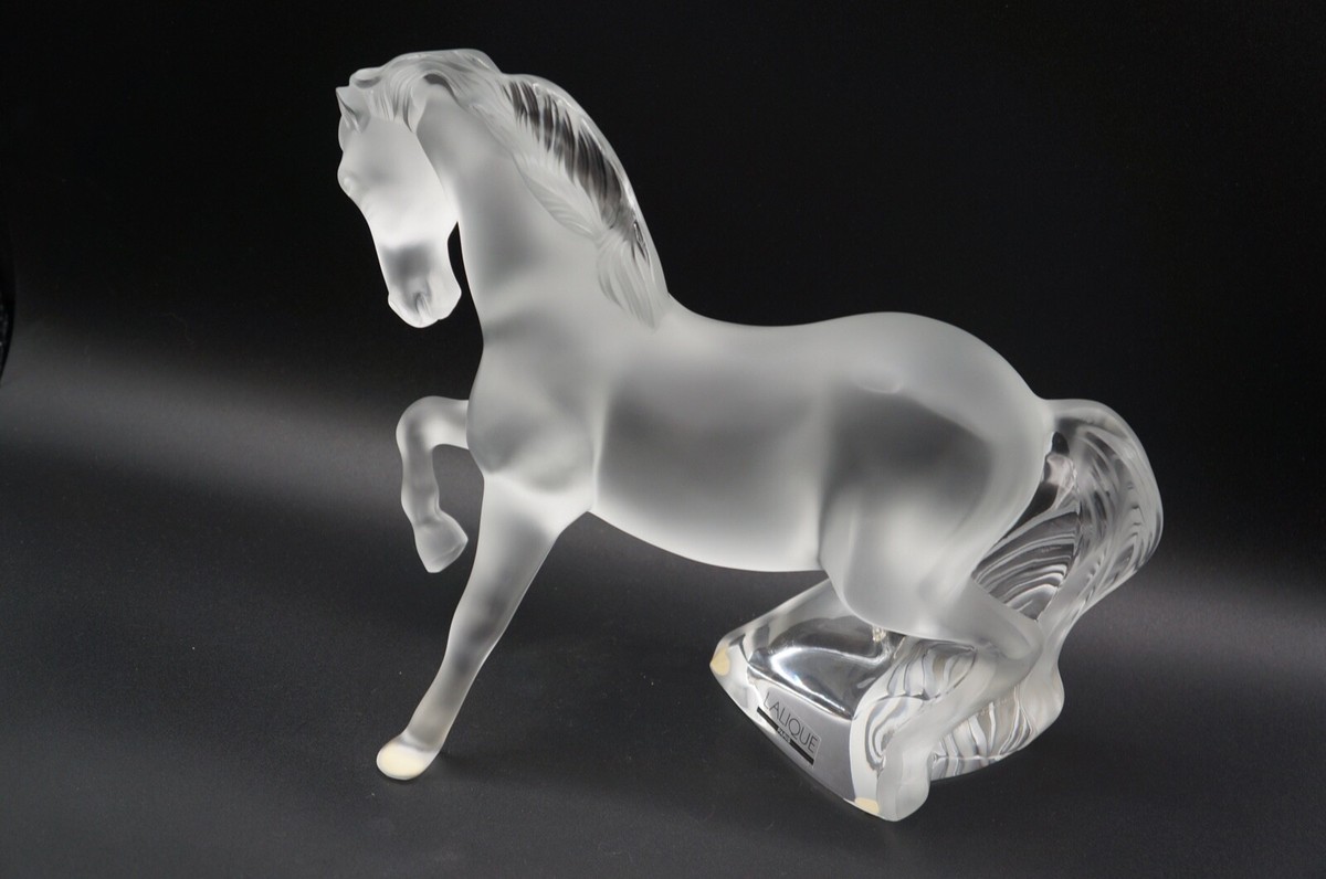 France Lalique Crystal Mistral Horses. | eBay