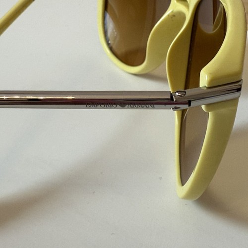 Emporio Armani EA4006 5076/2L Sunglasses Baby Yellow Glasses - Picture 3 of 9