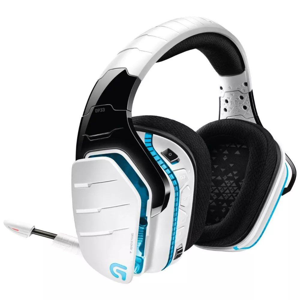 Logitech G933 Artemis Spectrum Wireless RGB 7.1 Gaming Headset White