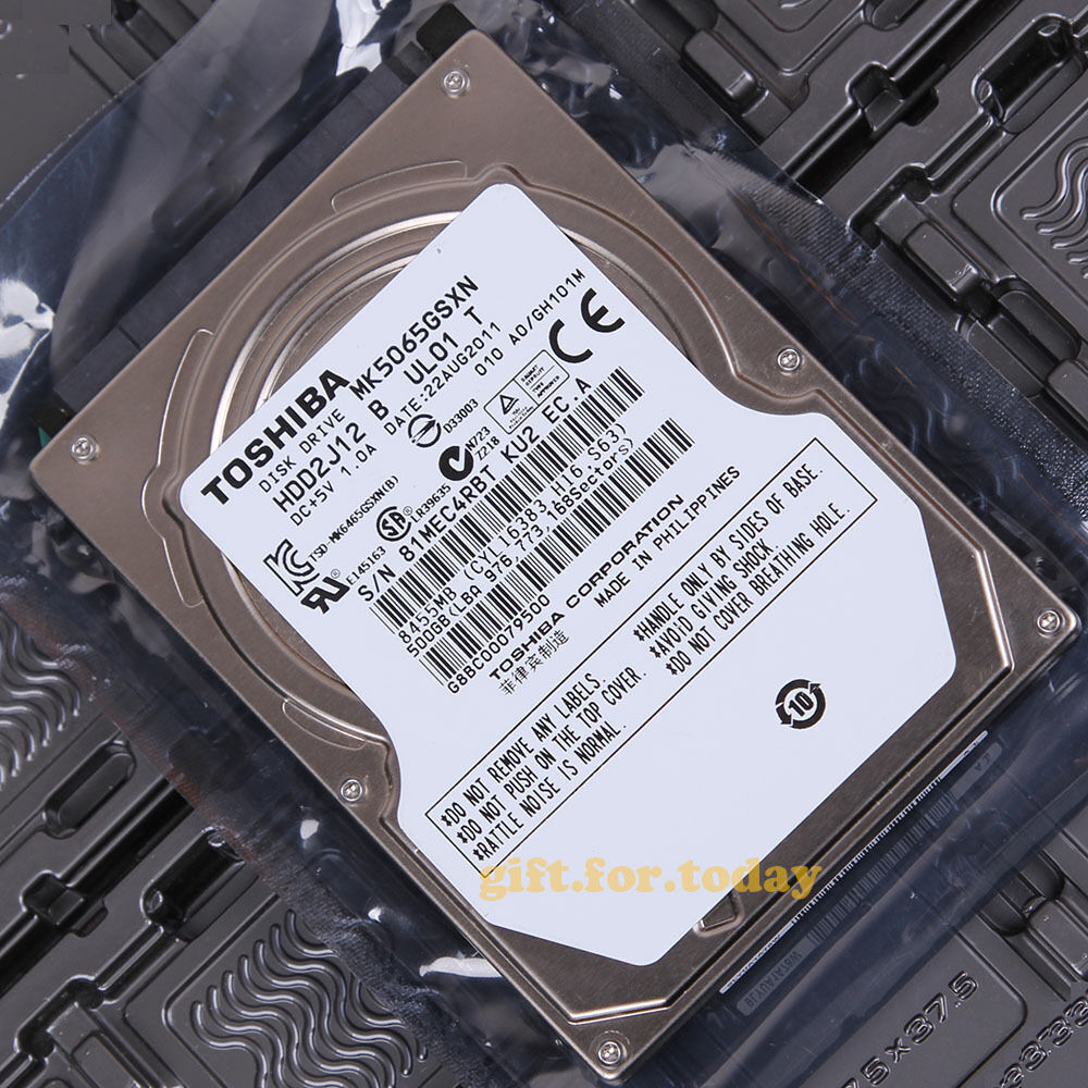 TOSHIBA 500 GB 5400 RPM SATA 2.5
