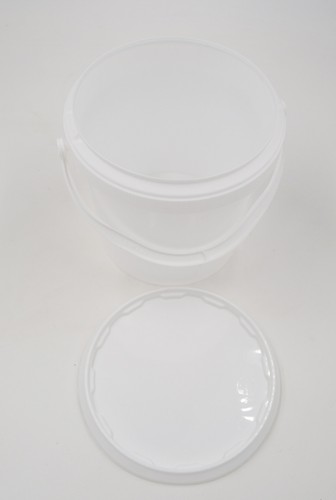 Druckdeckeleimer 1 Liter aus Kunststoff für Lebensmittel und Honig geeignet - Bild 3 von 3