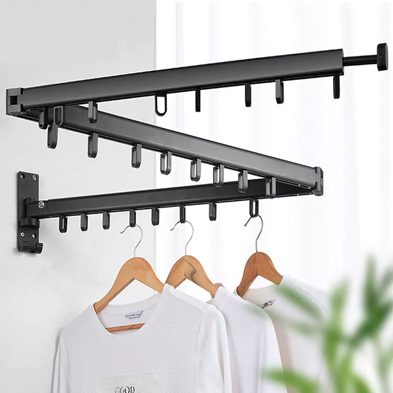 Clear Plastic Heavy-Duty Combo Clothes Hanger With Chrome Hardware