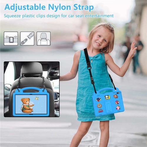 Für iPad 7 8 9 10 11. Mini Air Pro 2025 Kind Stoßfest Griff Ständer Hülle Cover - Bild 33 von 84
