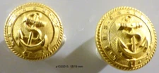 2 BUTTONS de la COMPAGNIE MARITINE "L B & S C & CONDITION " 17/19 mm.