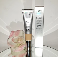 IT Cosmetics Your Skin But Better CC+ Cream Foundation Serum SPF50 MEDIUM 1.08oz