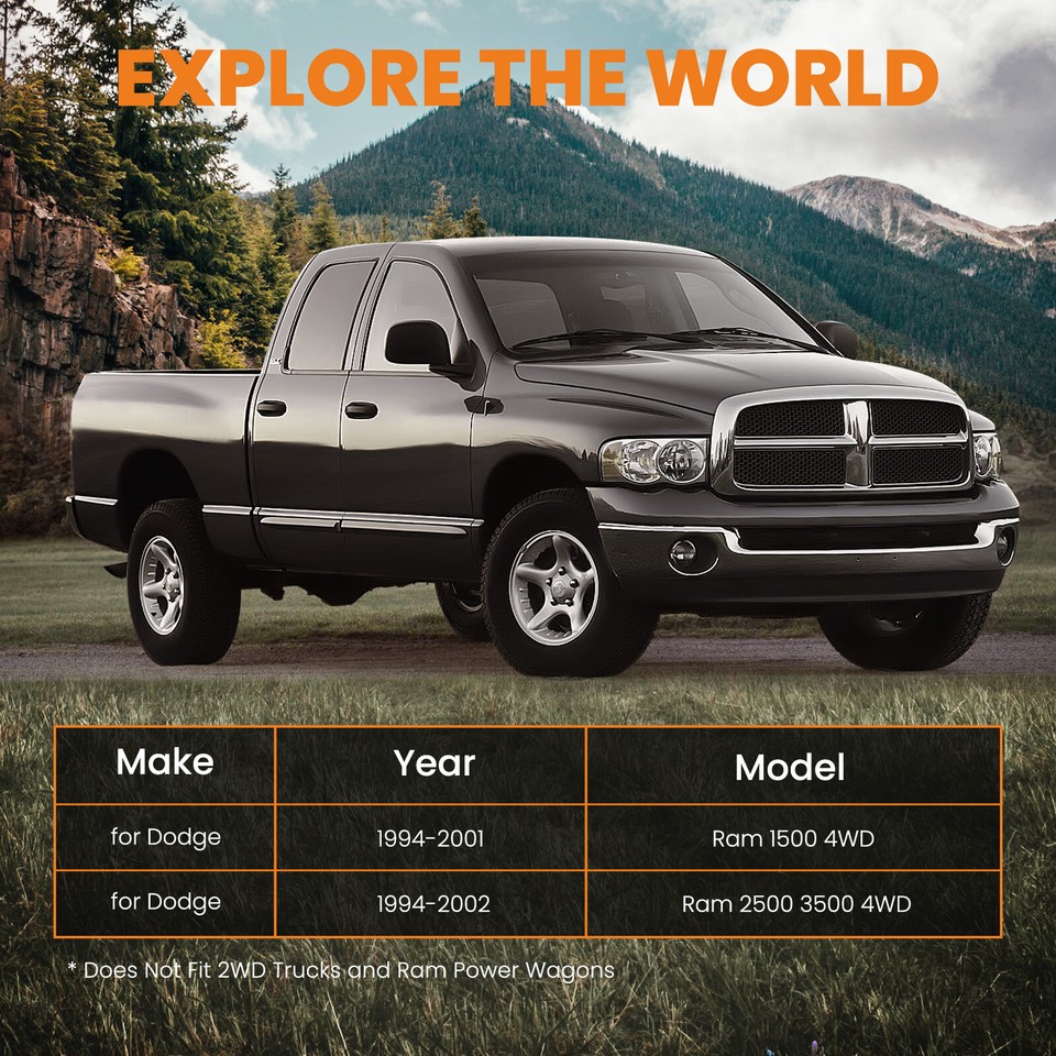 Steering Gear Box Stabilizer Bar for Dodge Ram 19942002 1500 2500 3500