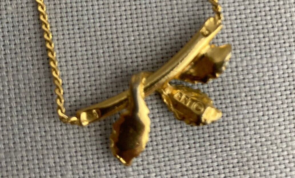 Vintage Necklaces Signed Art + Trifari Goldtone S… - image 5