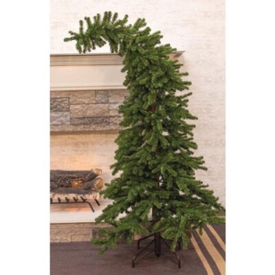 NIB CWI Grinch Style Bendable Alpine Christmas Tree Artificial 8 Ft Pre Bend