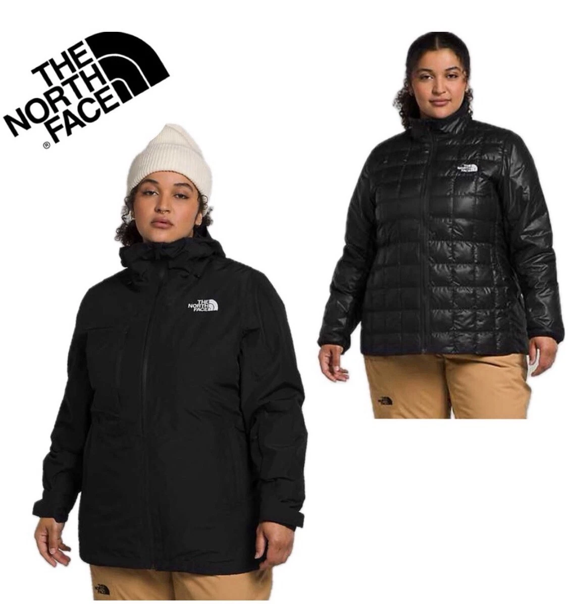🔥NWT The North Face ThermoBall Eco Snow Triclimate 3-in-1 Jacket Black Size 3XL