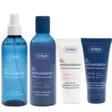 Ziaja Acai Berry Antioxidation Face Cream, Toner or  Micellar Gel Scrub Cleanser