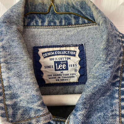 Lee Denim Collection Jacket Men's Size M Medium Vintage Button Up