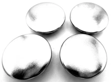 Nickel Plated Steel Cap For 7/8" Hole Push Into Tube Pipe All Weather Marine Use