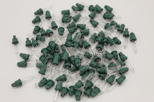 100 Replacement Mini Bulbs Incandescent 2.5 Volt 0.425 Watts Christmas Lights - Picture 2 of 4