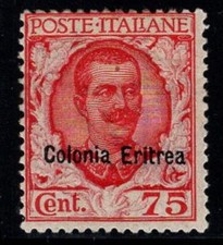 Érythrée 1928-29 Sass. 125 Neuf ** 60% Colonie érythréenne, 75 c.