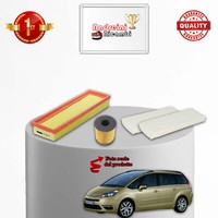 Set Service 3 Filter Citroen C4 Picasso 1.6 16V 110KW 150CV Von 2008->