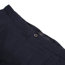 Hiltl NWT Dress Pants Size 52 36 US Tamaro Solid Blue Lyocell Blend Pleated