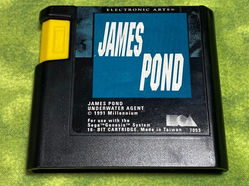 James Pond with Manual Sega Genesis Authentic Tested and Working !!!!!!!!!!!!!! - Picture 2 of 11