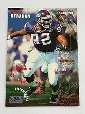 1995 Fleer Football #285 - Michael Strahan - New York Giants