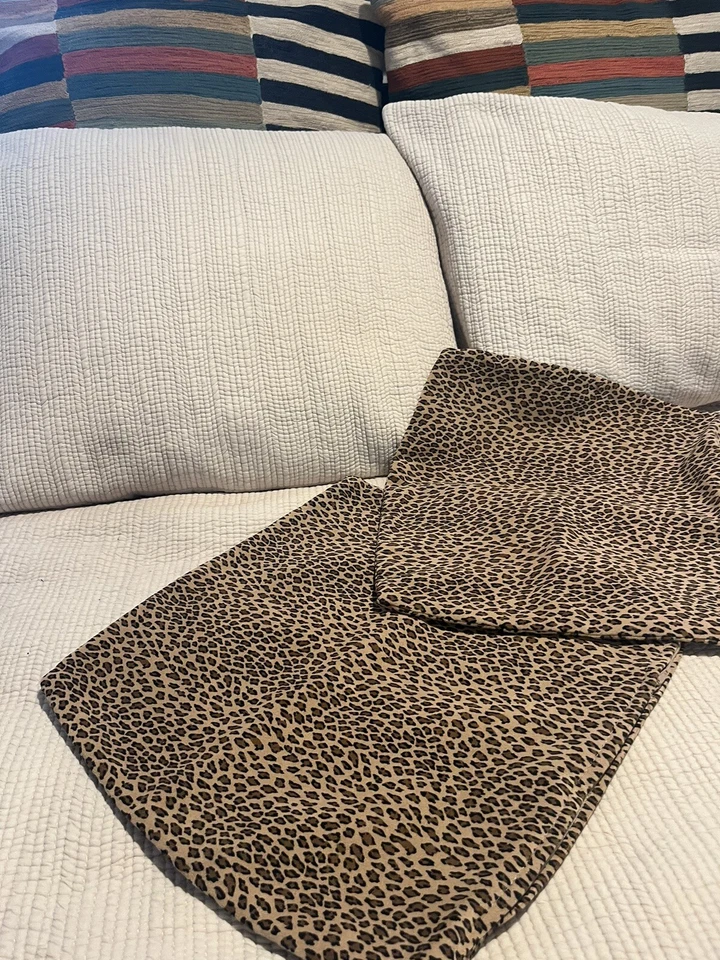 Almohadas guepardo más inserto, 16x16. Doble cara, cremallera lavable Foto 4 de 4