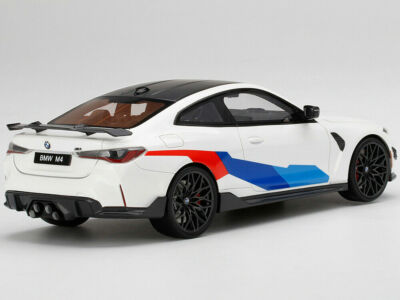 Top Speed M4 M-PERFORMANCE G82 ALPINE WHITE W/GRAPHICS 1:18 New