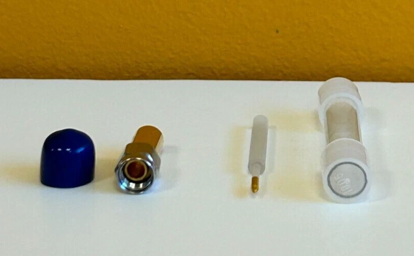 Microondas Maury 8048B 3,5 mm (M) circuito abierto + conductor central 8048C2. ¡Probado!