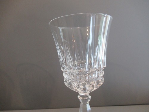 Five Villeneuve Wine Stems Cristal D'Arques - Durand France 6 5/8" 4 Oz Exc All - Picture 9 of 14